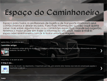 Tablet Screenshot of espacodocaminhoneiro.blogspot.com