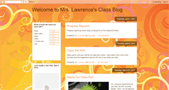 Desktop Screenshot of mrslawrencesclass.blogspot.com