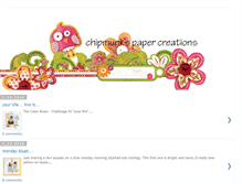 Tablet Screenshot of chipmunkpapers.blogspot.com