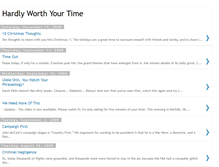 Tablet Screenshot of hardlyworthyourtime.blogspot.com