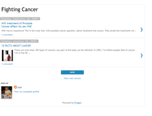 Tablet Screenshot of gofightcancer.blogspot.com