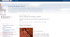 Desktop Screenshot of a-arte-de-fazer-amor.blogspot.com