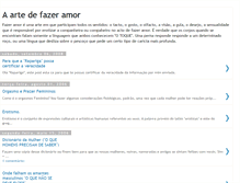 Tablet Screenshot of a-arte-de-fazer-amor.blogspot.com