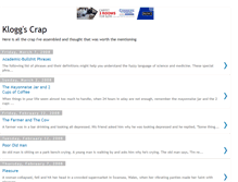 Tablet Screenshot of crap-of-klogg.blogspot.com