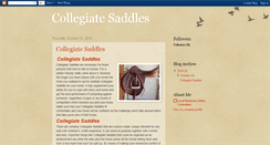 Desktop Screenshot of collegiatesaddles.blogspot.com