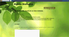 Desktop Screenshot of mundobiologicosec98.blogspot.com