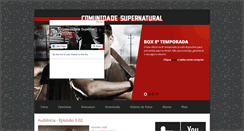 Desktop Screenshot of comunidadesupernatural.blogspot.com