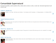 Tablet Screenshot of comunidadesupernatural.blogspot.com