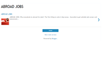 Tablet Screenshot of abroadjobs2u.blogspot.com