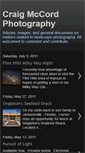 Mobile Screenshot of craigmccordphotography.blogspot.com