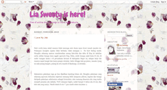 Desktop Screenshot of liasweety.blogspot.com