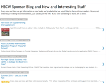 Tablet Screenshot of hscwnewstuff.blogspot.com
