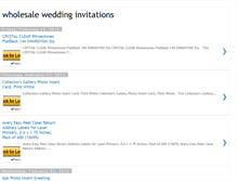 Tablet Screenshot of cheapwholesaleweddinginvitations.blogspot.com