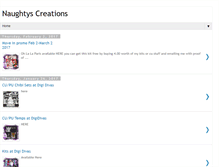 Tablet Screenshot of naughtys-creations.blogspot.com