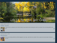 Tablet Screenshot of blackbearcabin.blogspot.com