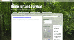 Desktop Screenshot of bushcraftandsurvival.blogspot.com