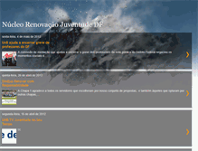 Tablet Screenshot of nucleorenovacaojuventude.blogspot.com