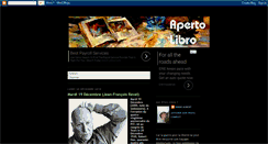 Desktop Screenshot of aperto-libro.blogspot.com