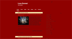 Desktop Screenshot of love-sonnet-ezblogger.blogspot.com