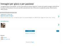 Tablet Screenshot of immagini-per-gioco-e-per-passione.blogspot.com