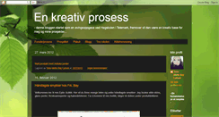 Desktop Screenshot of enkreativprosess.blogspot.com