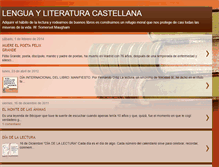 Tablet Screenshot of lenguayliteraturajaen.blogspot.com