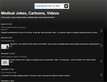 Tablet Screenshot of mymedjokes.blogspot.com