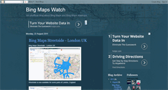 Desktop Screenshot of bingmapswatch.blogspot.com