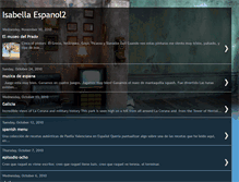 Tablet Screenshot of isabellaespanol2.blogspot.com