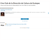 Tablet Screenshot of cineclubecatepec.blogspot.com