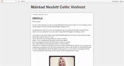 Desktop Screenshot of maireadcelticviolinist.blogspot.com