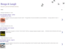 Tablet Screenshot of bungadanlangit.blogspot.com