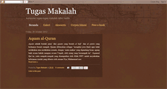 Desktop Screenshot of makalahtafsirhadits.blogspot.com