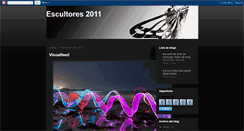 Desktop Screenshot of escultores2011.blogspot.com
