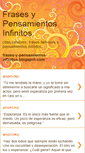 Mobile Screenshot of frases-y-pensamientos-infinitos.blogspot.com