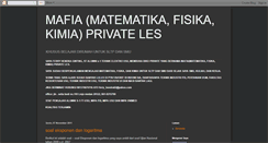 Desktop Screenshot of mafiamatematikfisikakimia.blogspot.com