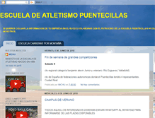 Tablet Screenshot of escueladeatletismopalencia.blogspot.com