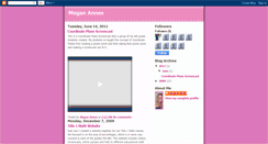 Desktop Screenshot of meganannes5.blogspot.com