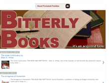 Tablet Screenshot of bitterlybooks.blogspot.com