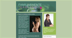 Desktop Screenshot of familiarmentehablando.blogspot.com