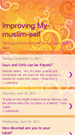 Mobile Screenshot of improvingmymuslimself.blogspot.com