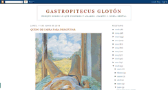 Desktop Screenshot of gastropitecus-gloton.blogspot.com