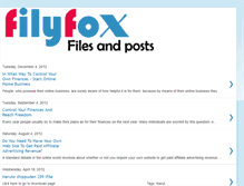 Tablet Screenshot of filyfox.blogspot.com