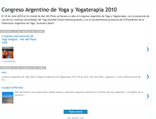 Tablet Screenshot of congresoargentinodeyoga.blogspot.com