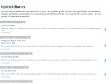 Tablet Screenshot of lipstickdiary.blogspot.com