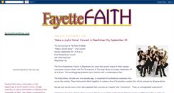 Desktop Screenshot of fayettefaith.blogspot.com