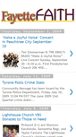 Mobile Screenshot of fayettefaith.blogspot.com