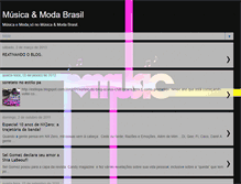 Tablet Screenshot of musicaemodabrasil.blogspot.com
