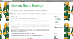 Desktop Screenshot of goldensealshockey.blogspot.com