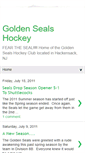 Mobile Screenshot of goldensealshockey.blogspot.com
